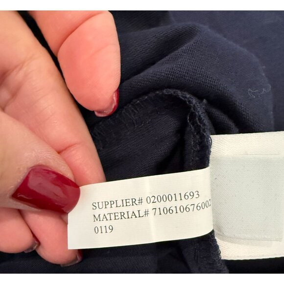 Polo Ralph Lauren Navy V-Neck T-Shirt with Red Pony Logo NWT - Size M - Picture 8 of 11